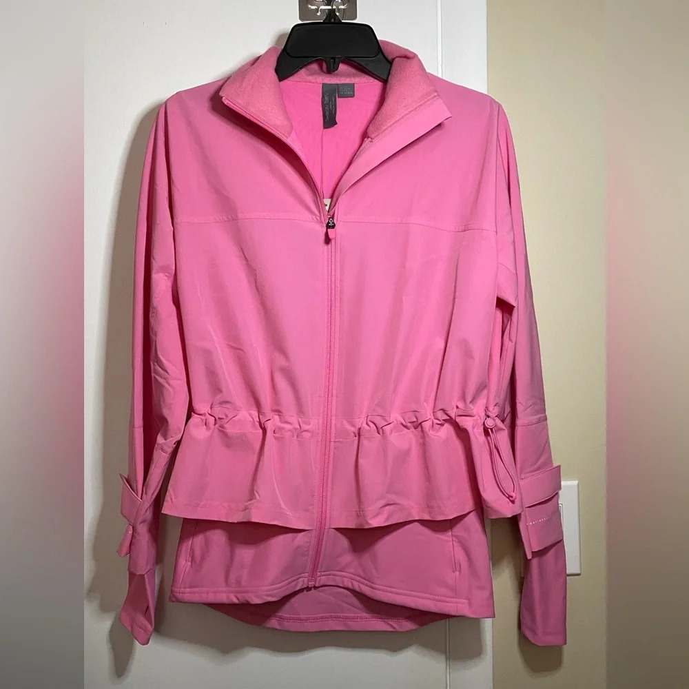 NWT Sweaty Betty Fast Lane Running Jacket Peony Pink Extra Small XS - Picture 6 of 16